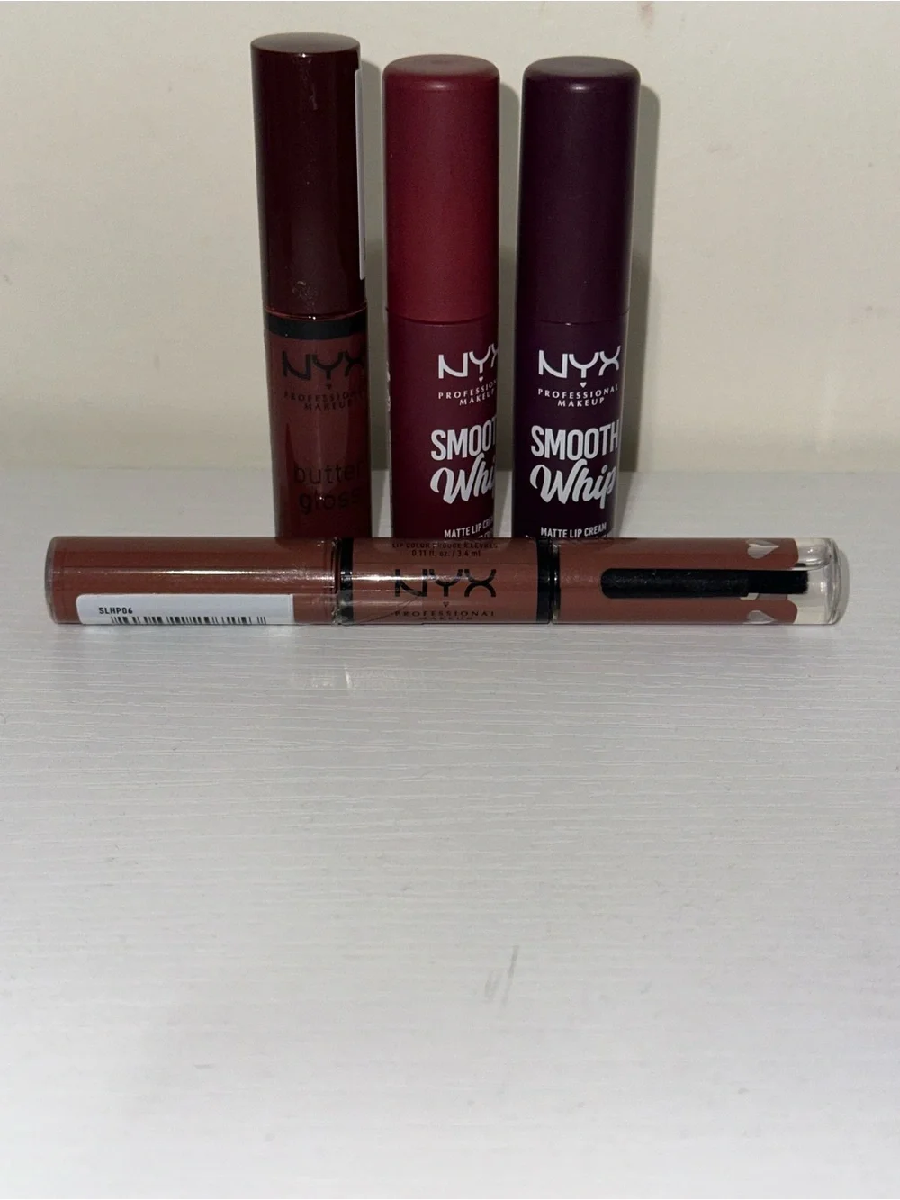 NYX Lip Bundle - Berry, Plum & Warm Brown Shades
